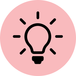 Light bulb icon red.svg