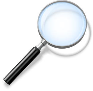 Magnifying glass icon mgx2.svg