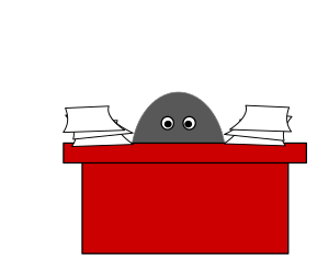 Less busy desk red.svg